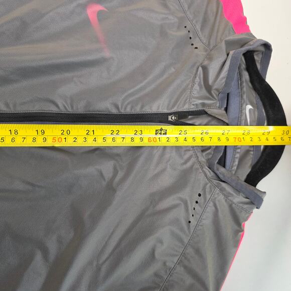 Nike, Grey and Pink Windbreaker, Unisex, XL - Picture 5 of 7
